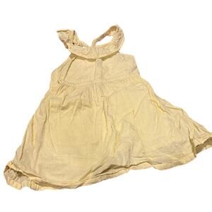 ❤️5/$25❤️ Old Navy Yellow Tank Swiss Dot Dress